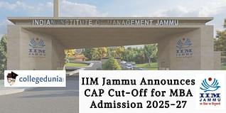 IIM Jammu Announces CAP Cut-Off for MBA Admission 2025-27; Check Details Here